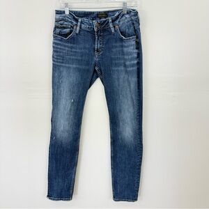 Silver Jeans Women's Boyfriend Straight Leg Jeans F8